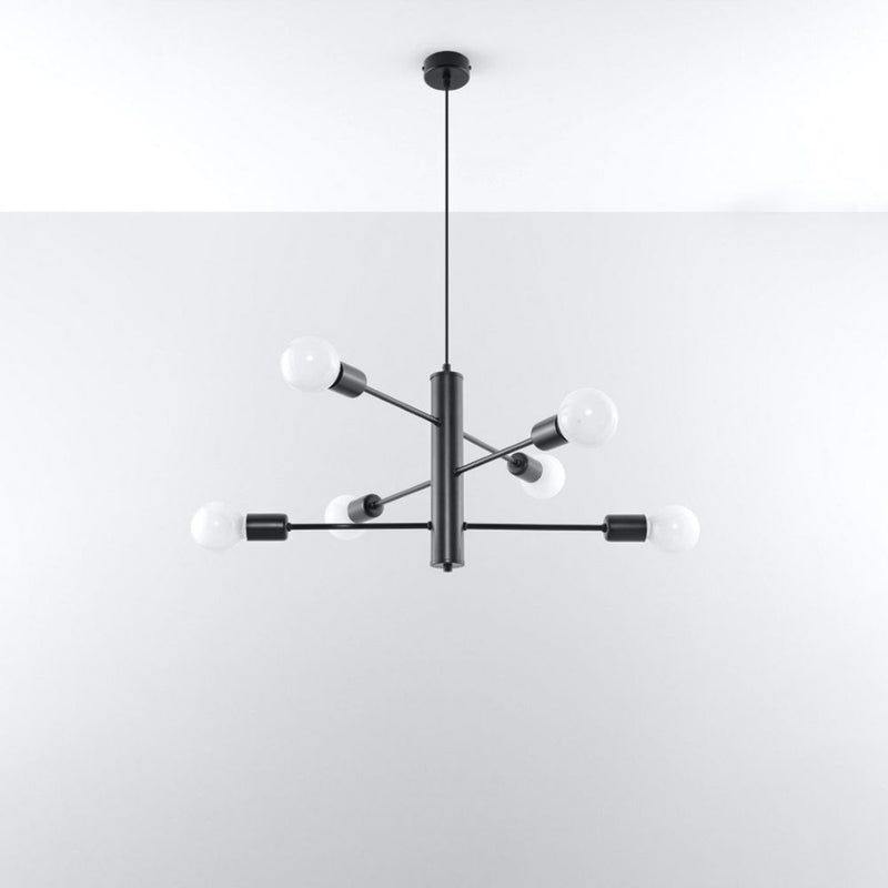 Chandelier steel Duomo loft Design E27