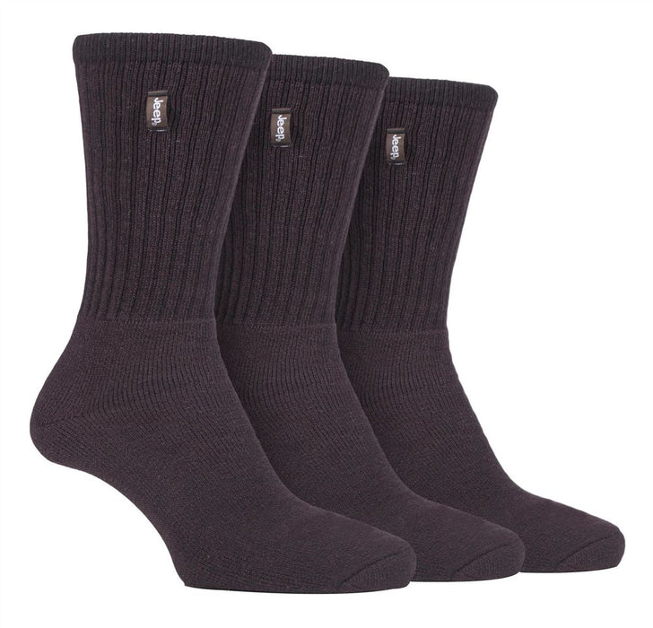 Jeep Men's Vintage Leisure Boot Socks - 3 Pr Pack