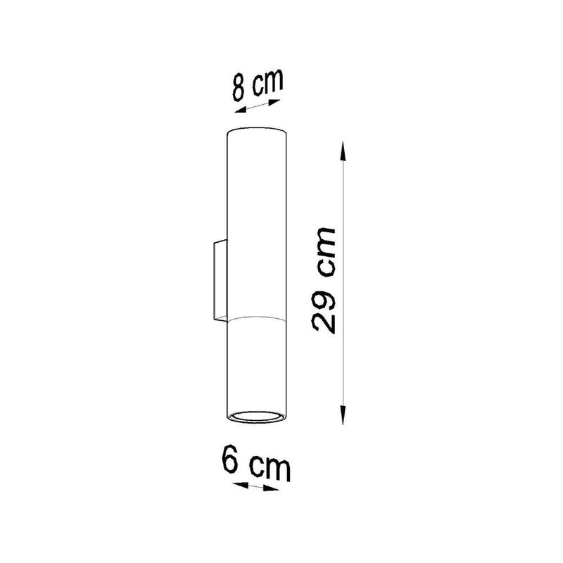 Modern Steel Wall Lamp - Sleek Design - High Quality - GU10 - Lighting Fixture