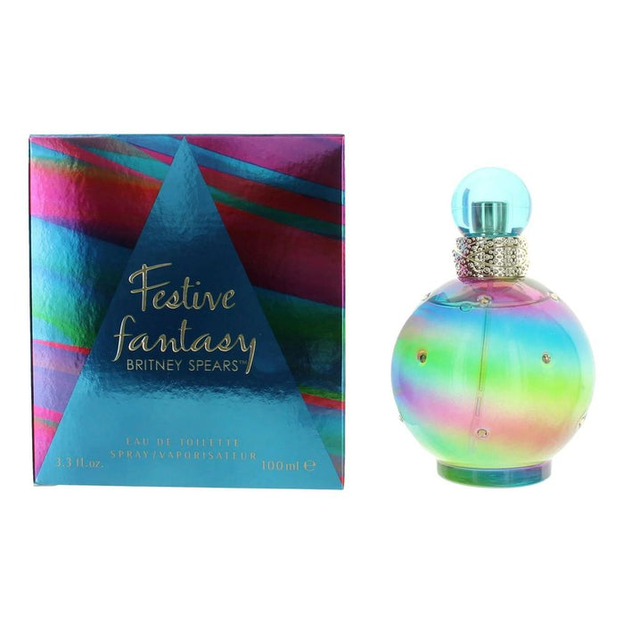 Britney Spears Festive Fantasy Eau De Toilette Spray 100ml