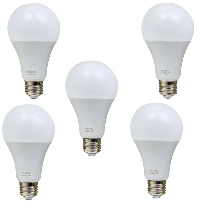 E27 12W Energy Saving Warm White LED Light Bulbs A60 E27 Screw-in non dimmable bulbs