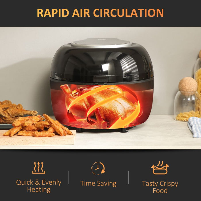 7L Digital Air Fryer w/ Dehydrate 7 Presets Rapid Air Circulation 1500W