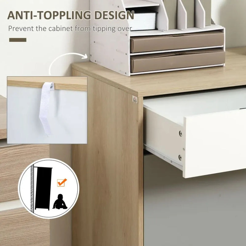 Sideboard Storage Cabinet Kitchen Cupboard with Drawers for Bedroom, Living Room