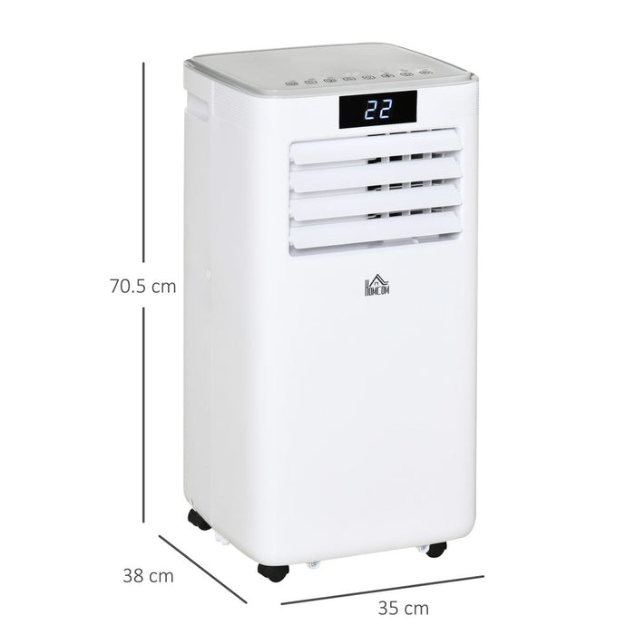 7000 BTU Mobile Air Conditioner Indoor Portable AC Unit w/ RC, White HOMCOM