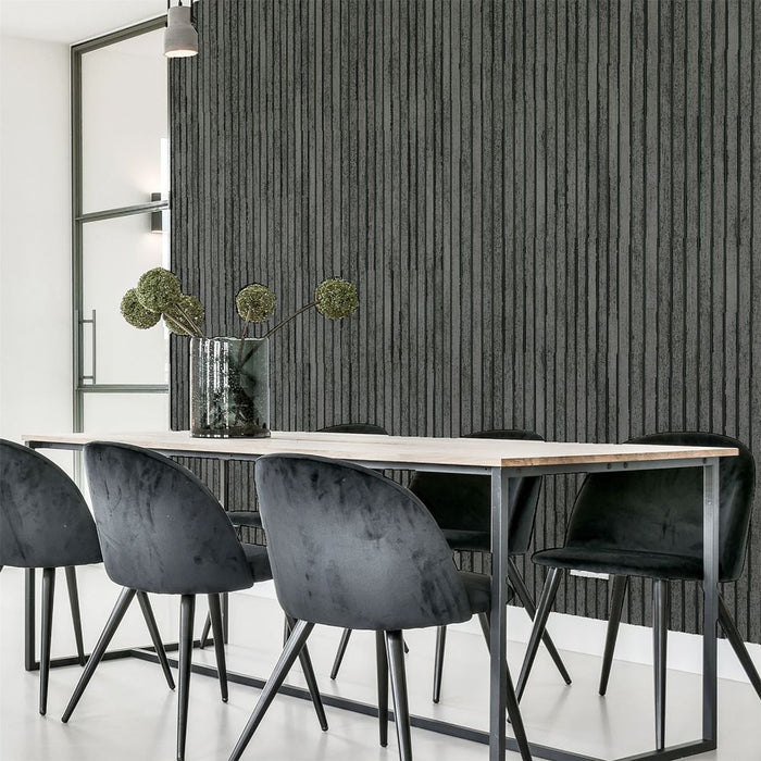 Wood Slats Charcoal Grey sw12