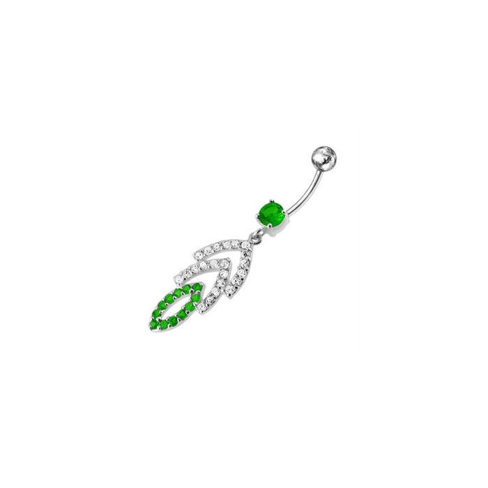 Jeweled Fancy Dangling Belly Ring