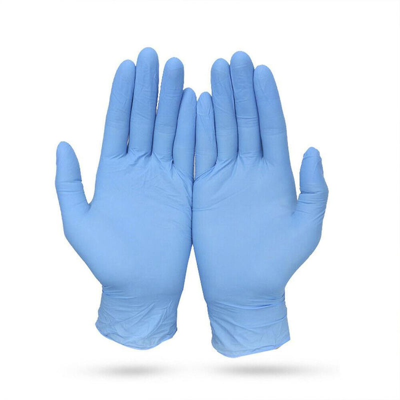 Vinyl Powder-Free Medical Surgical Gloves Extra Small Clear  or Small Blue 100pk