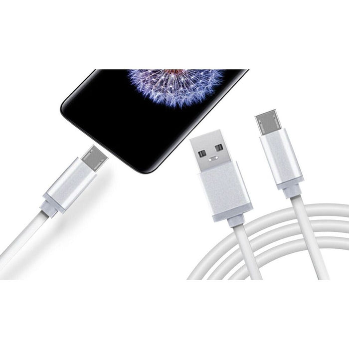 Powerz USB Data Charger Cable - Micro USB 1.2m - White