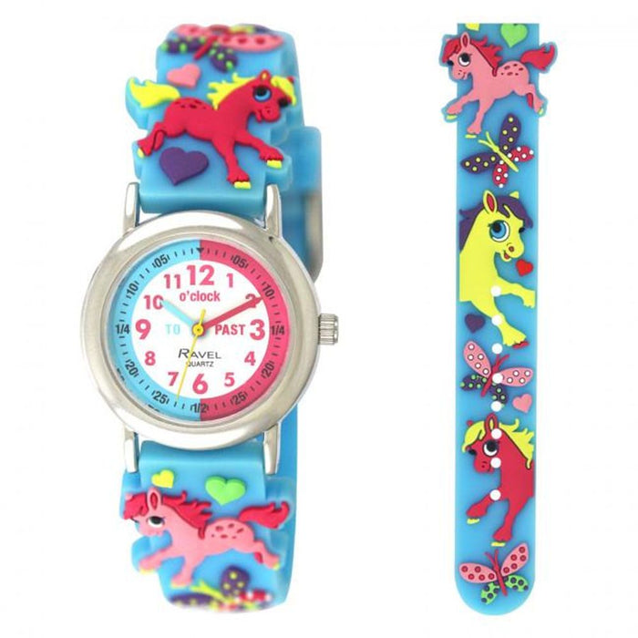 High Quality Kids Time Teacher Watch - Ravel Cartoon Pony R1513.93