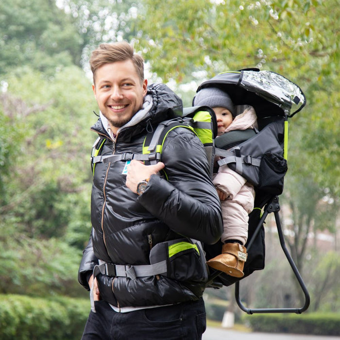 Baby Hiking Backpack Carrier Detachable Rain Cover for Toddlers HOMCOM