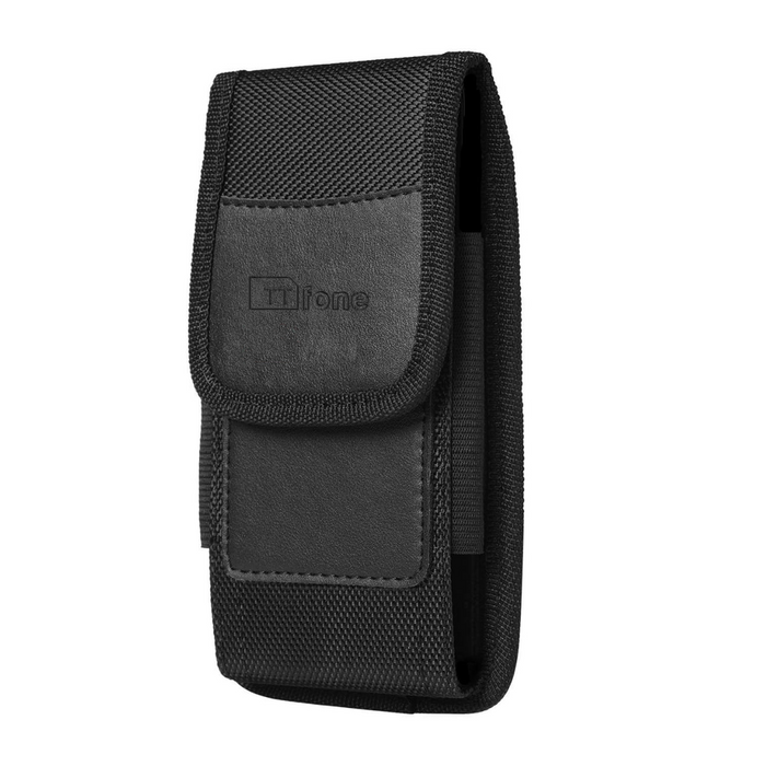 TTfone Rugged Holster Case (TTCB9) for Titan TT950, TT970 - Best Quality Nylon, Belt Clip - Mobile Phone Compatible