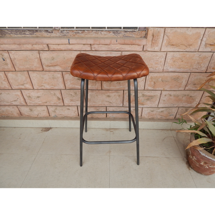 Premium Leather Stool - 78CM Height