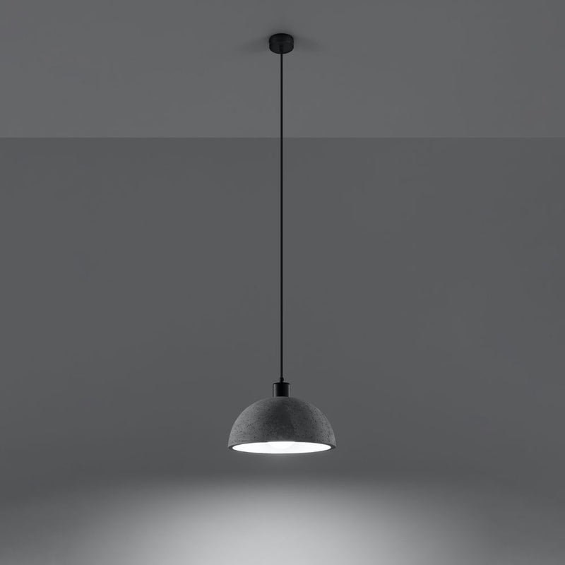 Elegant Industrial Pendant Lamp | Pablito Design | Concrete Texture | E27 Socket