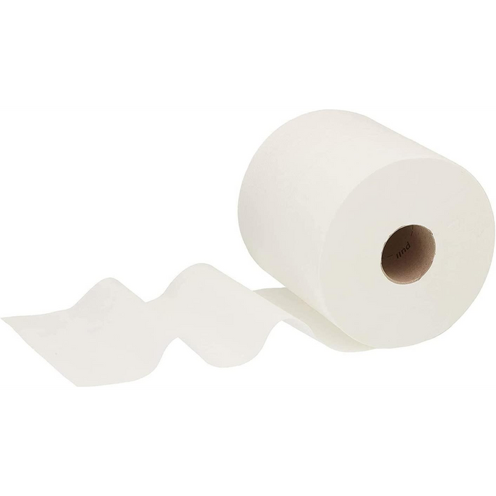 ASPECT Kitchen Rolls Centrefeed (24 Rolls, White) | 2 Ply Embossed Pattern Paper Towels | Strong and Absorbent Tissue Paper | UK Supplier | Wipe Away | Perfect for Commercial & Kitchen Use