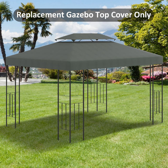 High Quality 3x4m Gazebo Replacement Roof Canopy - UV Cover, Sun Awning - Professional Seller