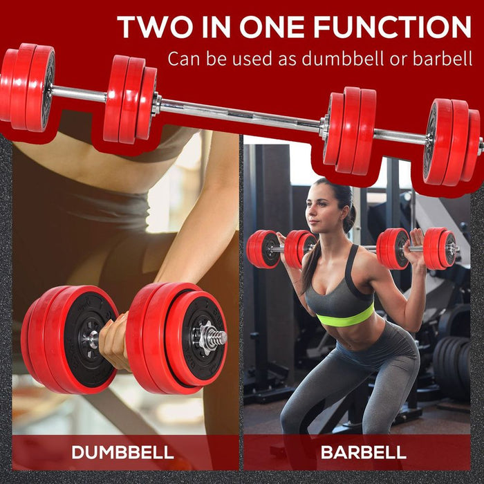 Premium 30KGS Barbell & Dumbbell Set for Home Gym - Adjustable, Ergonomic, High Quality