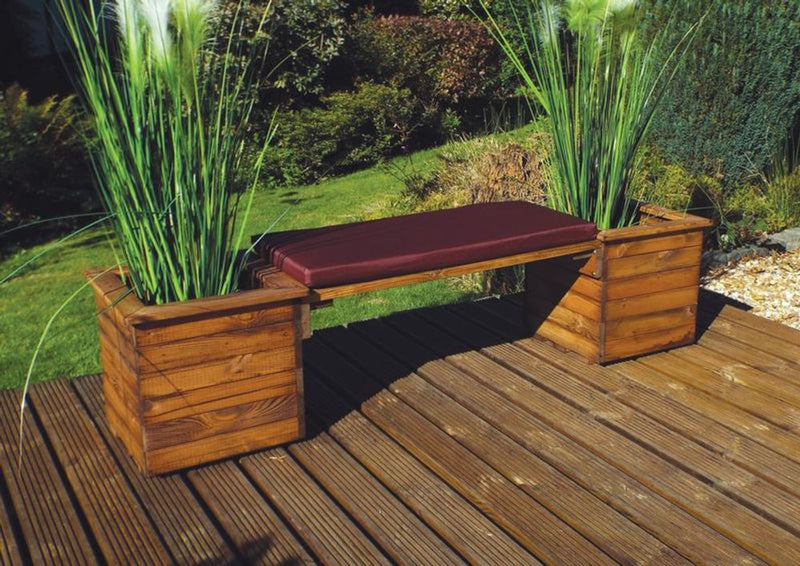 Premium Handcrafted Planter Bench - High-Quality FSC Wood - Rustproof Bolting - White Glove Delivery - 10 Year Rot Free Guarantee