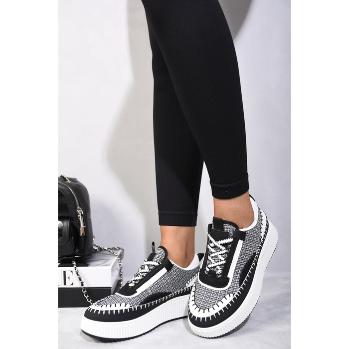 Lace up Chunky Trainers - Trendy, Bold, and Comfortable!