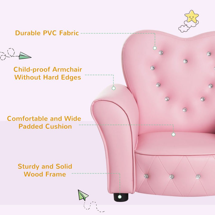 Premium Quality Kids Toddler Sofa: Safe, Comfy & Stylish Seating Chair for Little Princesses