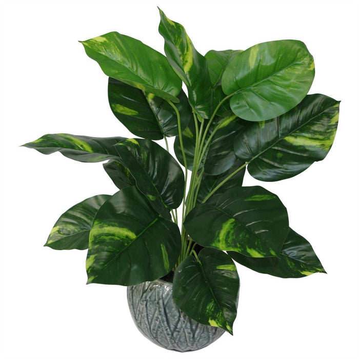 High-Quality 60cm Artificial Devil's Ivy (Scindapsus Aureus) Plant - Realistic Foliage, Ready-Potted