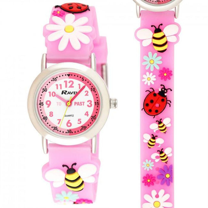 Ravel Kids 3D Time Teacher Watch Bee - High Quality, Easy to Read, Perfect for Learning!