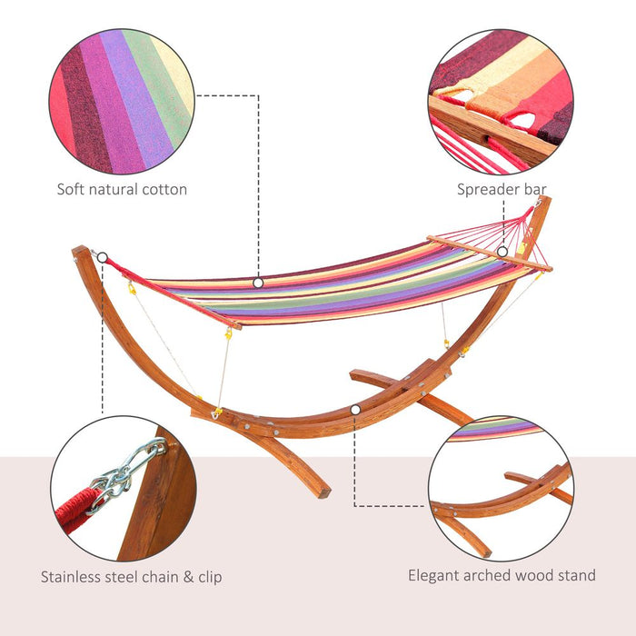 Deluxe Wooden Hammock - Start Enjoying the Outdoors