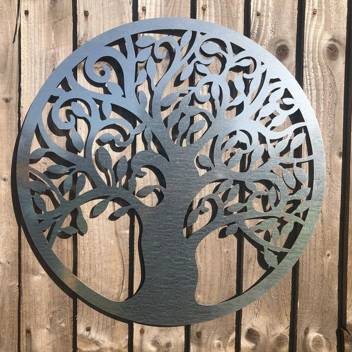 Rusty Metal TREE OF LIFE Sign | Garden Decoration | Indoor/Outdoor Use