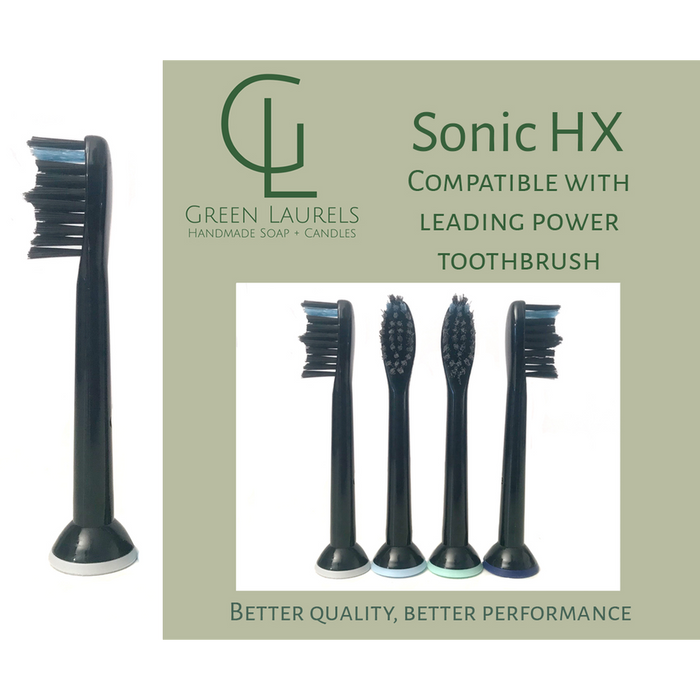 100% Recyclable Toothbrush Heads for Sonic - Compatible with HX