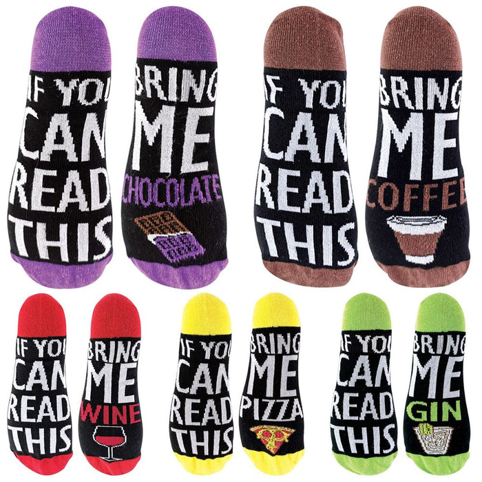 If You Can Read This Bring Me Socks" - Funny, Comfortable, High-Quality Men's Socks | Range of Themes | Sizes 6-11 | Machine Washable