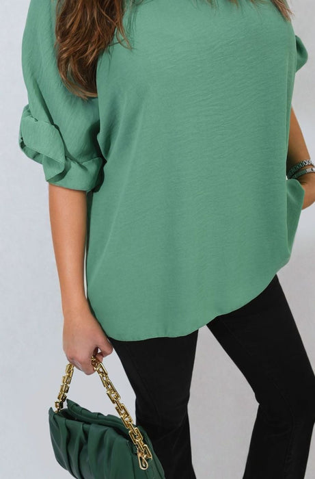 Playful Elegance: Alexandra Frill Sleeve Top - High-quality, versatile and stylish. Elevate your outfit today!