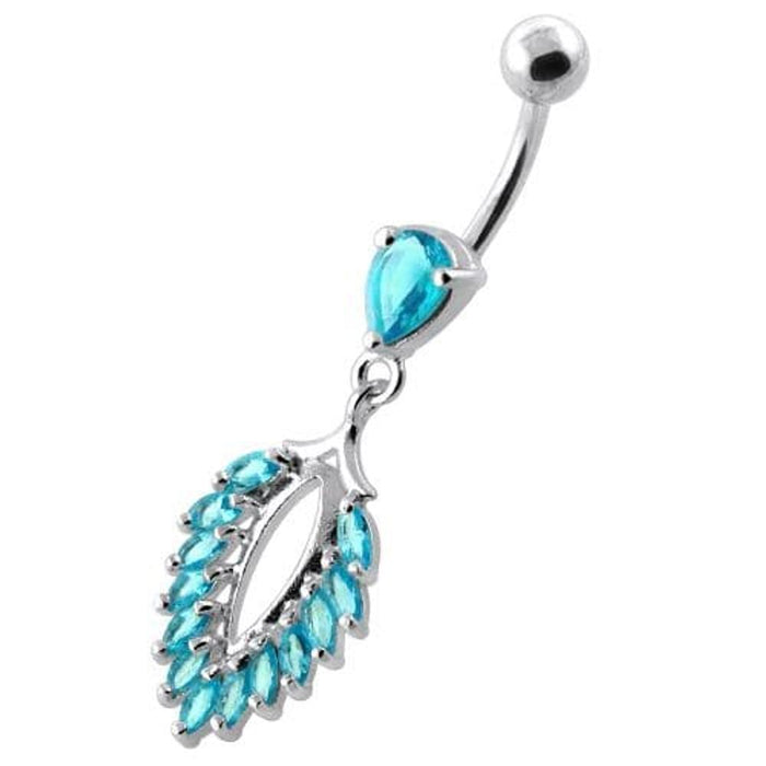 Fancy Jeweled cute belly button ring