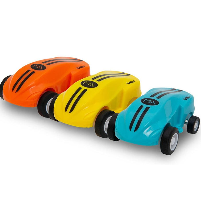 Doodle Mini Car Spinner, Flashing Lights, Yellow - High Quality, Fast Speed - Perfect Gift for Kids!