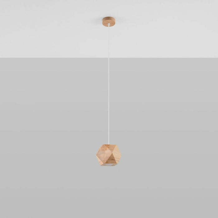 WOODY Pendant Lamp - Scandinavian Design, Wood, GU10