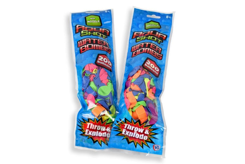 Premium Water Bombs with Nozzle - 200-Pack - Fun & Safe - Suitable for Kids 8+".