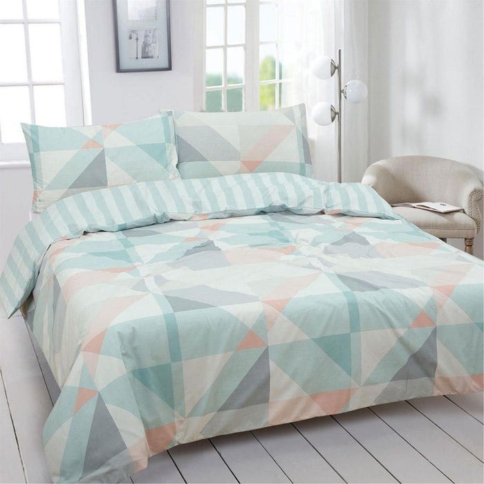 Vantona Oslo Duvet Cover Set-Double-Multi