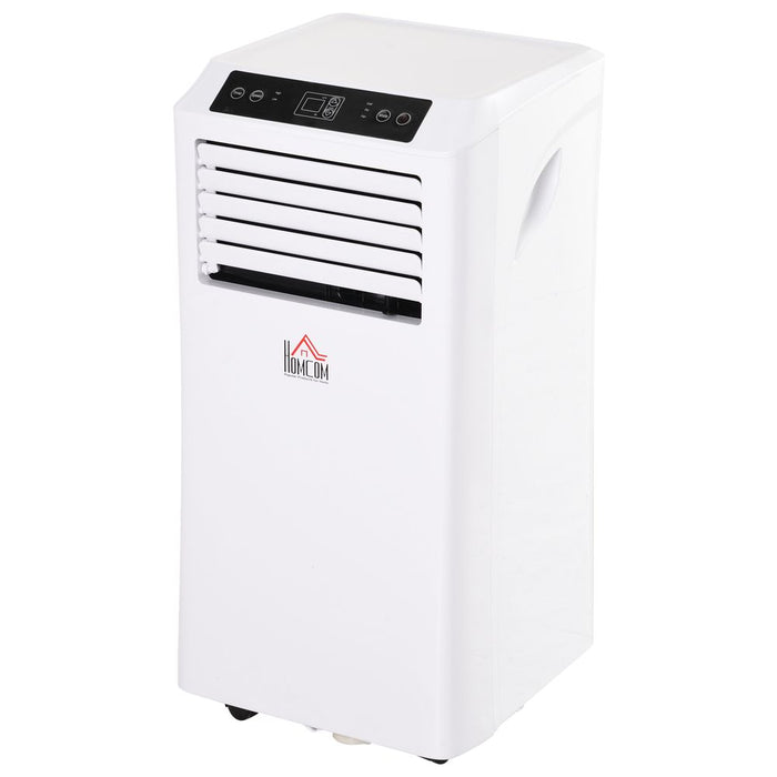 HOMCOM Mobile Air Conditioner - Cooling Sleep Mode, Portable White, 1080W