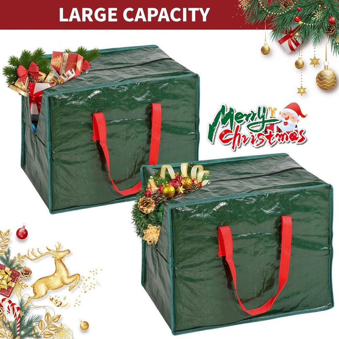 Premium Christmas Baubles & Tinsel Storage Bag - Organize & Protect Your Holiday Decorations