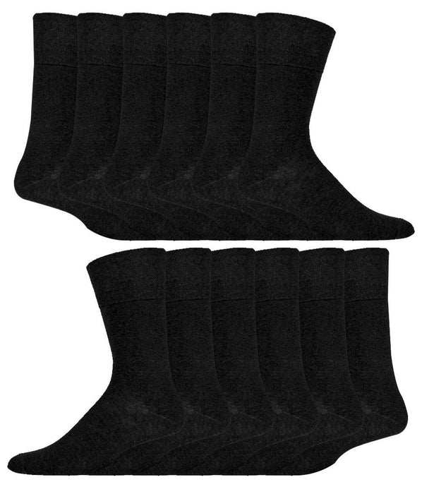 IOMI Footnurse - 12 Pairs Mens Diabetic Socks