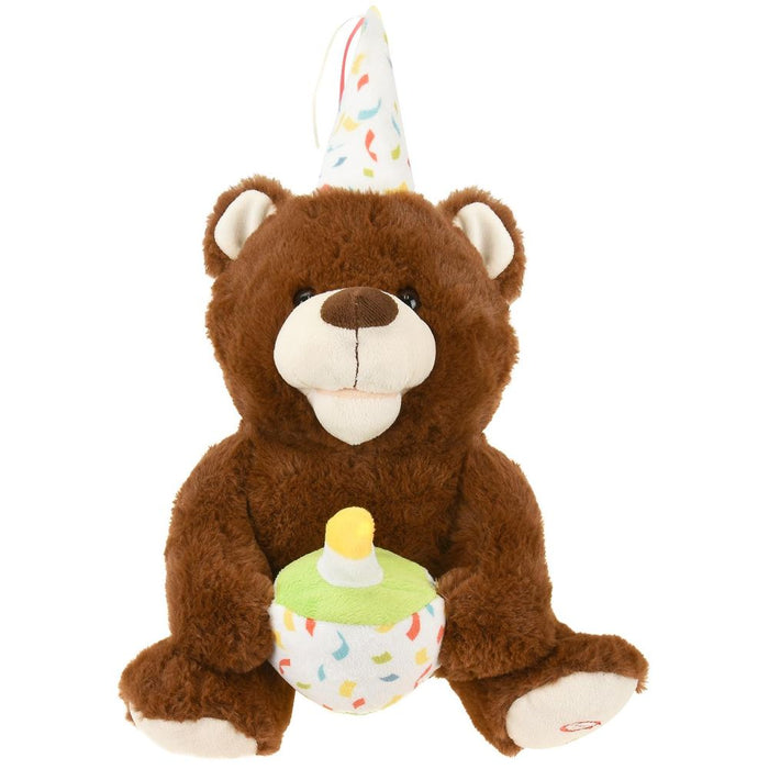 Animated Singing Birthday Teddy Bear - High Quality Plush, Moving Head, Sings Happy Birthday - Perfect Gift