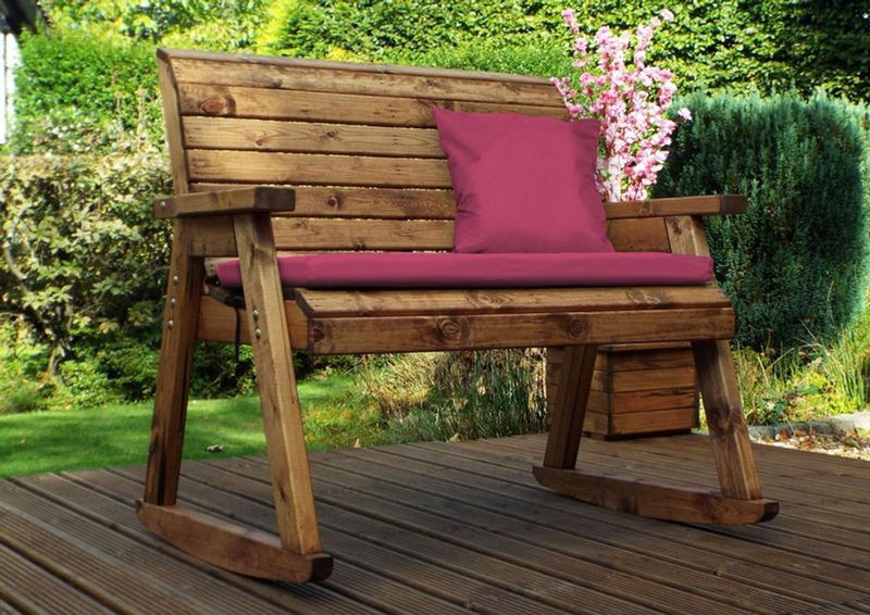 Premium English Two Seater Rocker Bench
