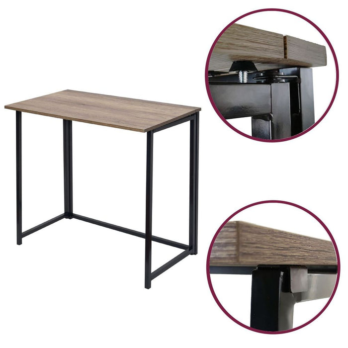 Folding Table In Black Powder Coating