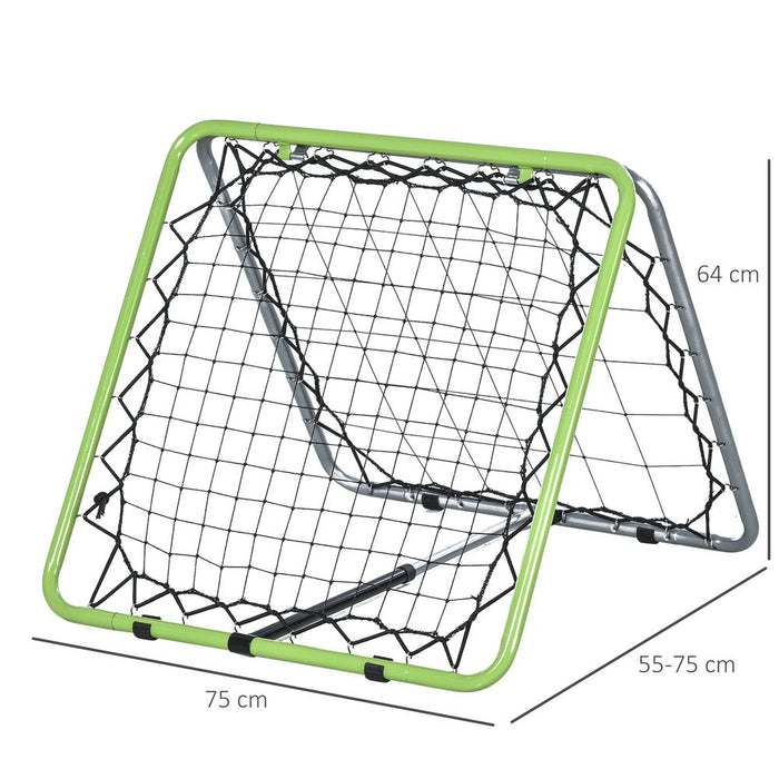 Pro-Grade Adjustable Rebounder Net Set - Improve Skills in Football, Baseball - HOMCOM