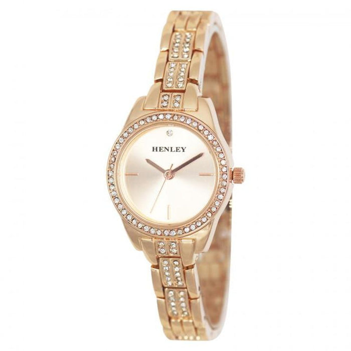 Henley Ladies Dress Bling Dial & Bracelet Watch H07325 Available Multiple Colour