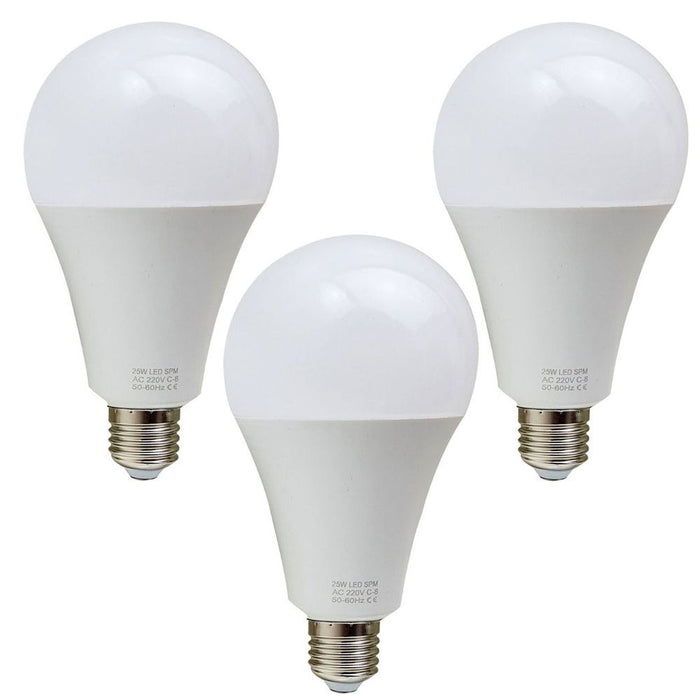 E27 25W Energy Saving Warm White LED Light Bulbs A60 E27 Screw-in non dimmable bulbs