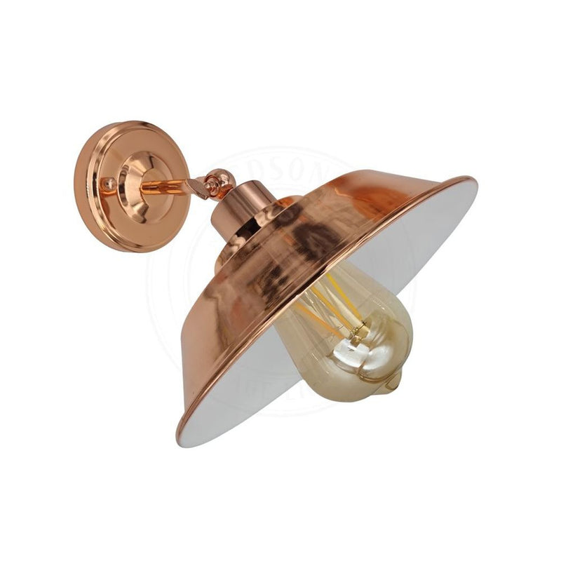 Vintage Industrial Rose Gold Retro Wall light Sturdy Metal Lamp Shade Lights Classic Style Electroplated Finish E27 lamp