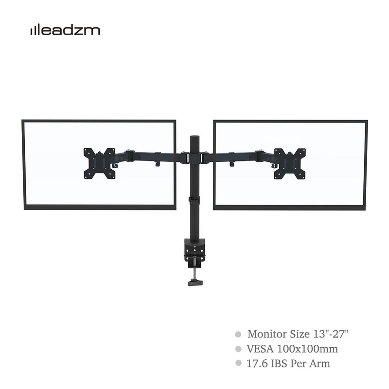 13-27 Inch Double Pendulum Large Base TV Stand TSNS-03 Bearing 8Kg/Vese100*100/90° tilt/360° rotation