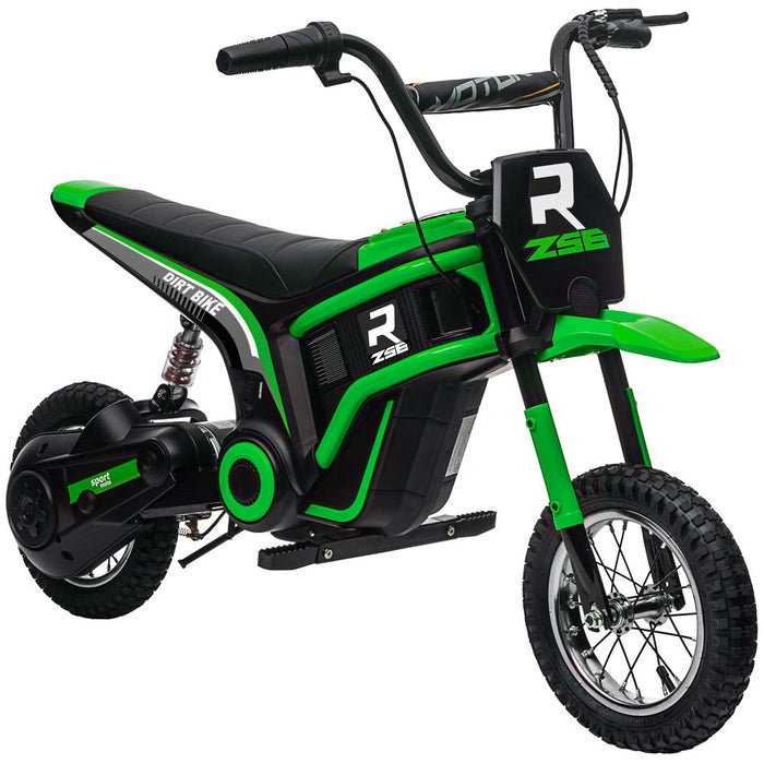 HOMCOM 24V Kids Electric Motorbike - Green