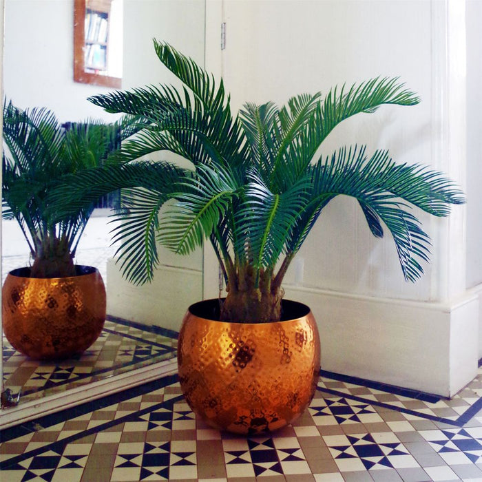 80cm Artificial Cycas Palm Tree - Realistic Tropical Plant