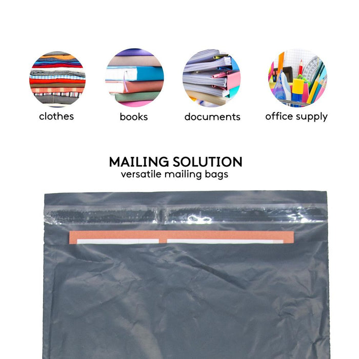 High Quality 12x16 Mailing Bags - Tear-Proof, Self-Seal Closure - Ideal for Business & Personal Use - Multiple Sizes Available