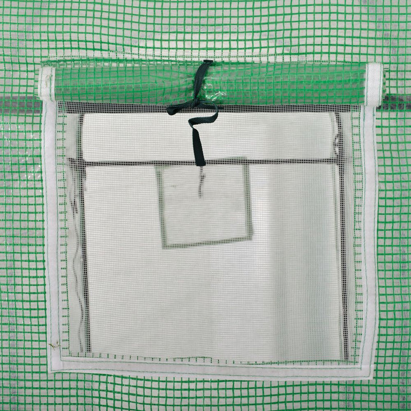 Plant Tomato Growth Greenhouse Double Doors & 4 Windows  3Lx1Wx2Hm